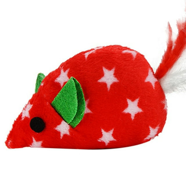 Catnip Toy Cute Creative Cat Mouse Toy Cat Interactive Toy Pet Toy for Christmas
