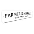 thumbnail image 3 of Farmer's Market Novelty Decor, Metal Wall Sign - 4x18 Inches, 3 of 4