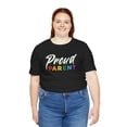 thumbnail image 3 of LQBTQ Proud Parent, Bella & Canvas, Cotton Short Sleeve T-Shirt, S-5XL, 3 of 7