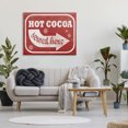 thumbnail image 2 of Stupell IndustriesHoliday Rustic Distressed White and Red Vintage Sign Hot Cocoa Served HereCanvas Wall Art by Daphne Polselli, 2 of 6