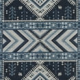 thumbnail image 6 of SAFAVIEH Classic Vintage Clarette Chevron Bordered Runner Rug, Navy/Light Blue, 2'3" x 8', 6 of 7