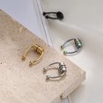 thumbnail image 1 of Colorful Bling Magnetic Septum Nose Ring Horseshoe Fake Nose Ring Set Non-Piercing Stainless Steel Hoop for Women Men Reusable Faux Body Piercing Jewelry，Rose Gold 2, 1 of 4