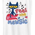 thumbnail image 3 of Pete The Cat - Feel The Mewsic  - Women's Short Sleeve Graphic T-Shirt, 3 of 6