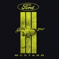 thumbnail image 3 of Tee Hunt Ford Mustang Green Stripe Youth T-Shirt Classic American Muscle Car, 3 of 5