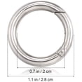 thumbnail image 4 of Hebilla de Anillo resorte Levamdar Broche de Cierre redondo 28mm YQ-1473, 4 of 8