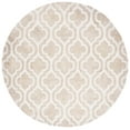 thumbnail image 3 of Safavieh Dip Dye Jolyon Geometric Wool Area Rug, Beige/Ivory, 7' x 7' Round, 3 of 12