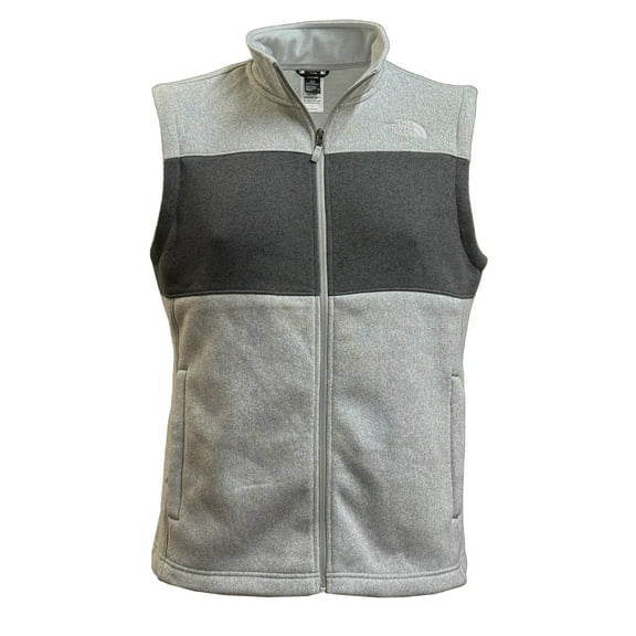 THE NORTH FACE Gordon Lyons Full Zip Mens Vest (US, Alpha, Small, Regular, Regular, High Rise Grey Heather)