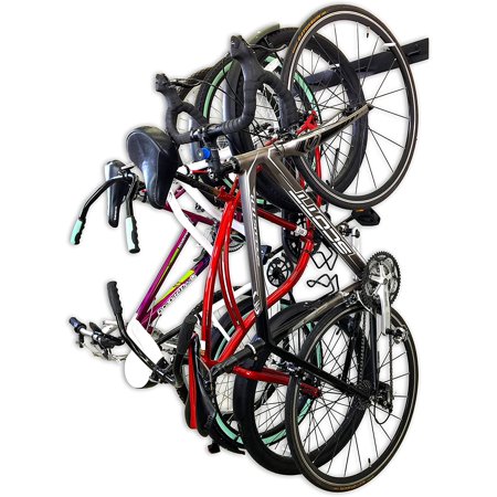 StoreYourBoard BLAT Bike Wall Storage Rack, Holds 4 Bicycles, Heavy-Duty Solid Steel, Max