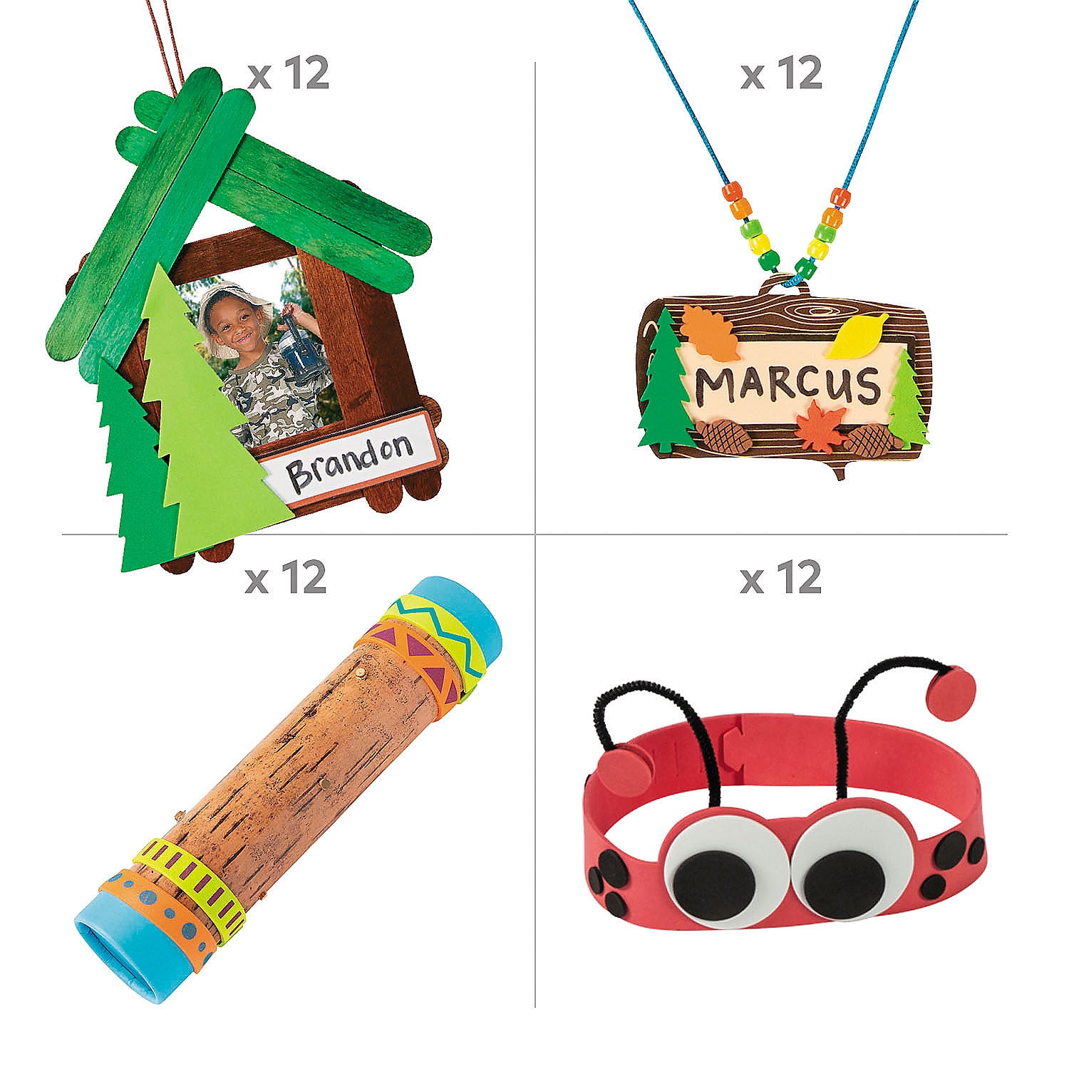 Fun Express Bulk Cool Camp Activity Craft Kit - Makes 48, Vacation Bible School 2024