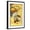 Black Frame, variant on Art.com Thanksgiving Greeting, Turkey and Pumpkin Art Print, White Frame Wall Art, 17" x 23"