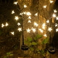 thumbnail image 4 of Lámpara de jardín Jadeshay 20 LED impermeable solar luz de cerezo multifuncional, 4 of 10