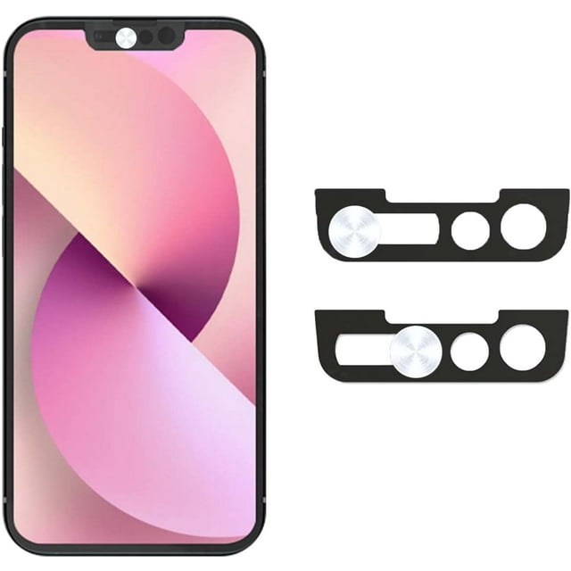 LinenLoon Étui de Caméra de Téléphone. Étui Webcam Compatible avec iPhone 13. iPhone 13 Mini. iPhone 13 Pro. iPhone 13 Pro Max Protection de la Vie Privée et Sécurité. Ne Pas Affecter la Reconnaissance Faciale (Argent)