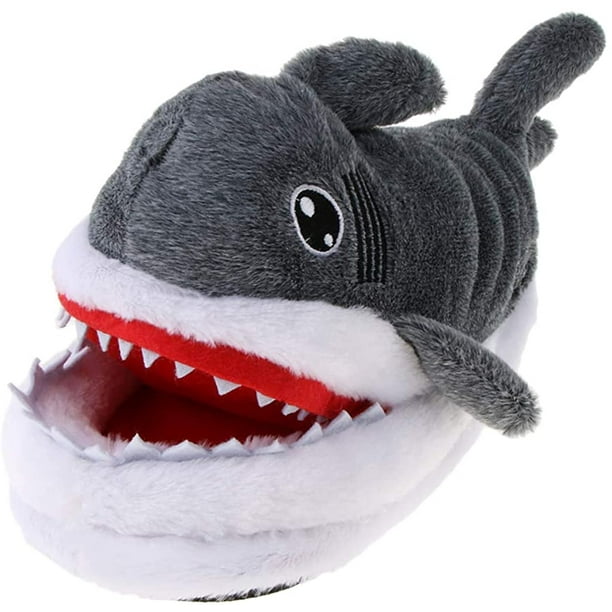 Shark hotsell plush slippers