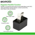 thumbnail image 2 of SCITOO Regulator Rectifier 31700-124-008 31700-124-003 Replacement Voltage Regulator Rectifier Fit for 77-78 Honda XL100 74-78 Honda XL125 76-78 Honda XL175 1974-1976 Honda XL70 1977-1979 Honda XL75, 2 of 5
