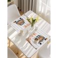 thumbnail image 5 of Fall Truck Placemats Set of 12, Thanksgiving Tree Maple Leaf Pumpkins Vintage Placemats for Dining Table, Place Mats for Kitchen Tabletop, Waterproof Wipeable Dining Table Mats Set, 5 of 9