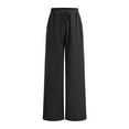thumbnail image 4 of Lenpel Loose Wide Leg Sweatpants Women Baggy High Waisted Lounge Drawstring Trousers Comfy Trendy Casual Joggers, 4 of 7