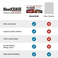 thumbnail image 3 of (3 pack) BleedCEASE First Aid for Cuts and Nosebleeds Sterile Packings-100 ea, pack of 1, 3 of 9