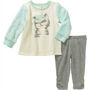 Healthtex Newborn Baby Girl Kitten Fleec