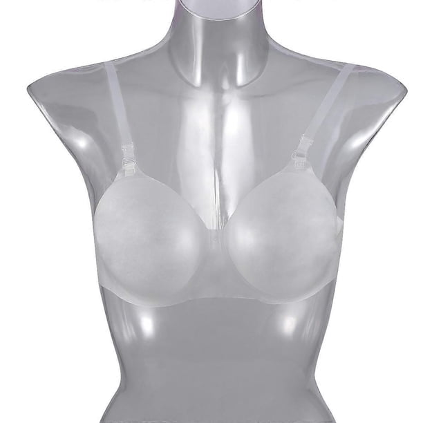 Invisible Bra For Women 34/75B Size Transparent Adjustable Style For Party Dress 1Pcs