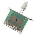 thumbnail image 4 of Interruptor de Pastilla de 3 Vías con Punta para Piezas de Guitarra Eléctrica - Blanco Sunnimix Interruptor de recogida de 3 vías, 4 of 5