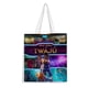 thumbnail image 1 of Iwájú Bolso de tela con estampado de lienzo para mujer, bolsa de compras reutilizable y estética, con cremallera interior, regalo para mujer,40*40cm., 1 of 6
