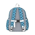 thumbnail image 3 of Blue Dachshunds Dog Backpack for School,Cute School Bag,Schoolbag with Adjustable Shoulder Straps & Padded Back,13.4"x11"x4.7", 3 of 6