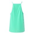 thumbnail image 4 of Fgnfyis Womens Tops Women's Summer Solid V Neck Tank Tops Sleeveless Loose Casual Women Tank Tops Green XL, 4 of 4