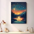 thumbnail image 2 of Southaven Travel Canvas Art Print, Mississippi Wall Canvas Starry Night, Southaven Canvas Painting decorMississippi Travel Picture -97AZ1286, 2 of 2
