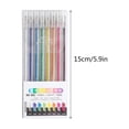 thumbnail image 3 of Glitter Gel Pens for Adult Coloring Books, 8Colors Gel Marker Set Colored Pen with 40% More Ink for Kids Drawing, Doodling, Crafts and Taking Note, 3 of 7