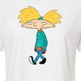 thumbnail image 3 of Hey Arnold! - Distressed Arnold - Juniors Cropped Cotton Blend T-Shirt, 3 of 5