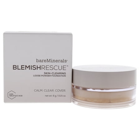 Bare Escentuals Blemish Rescue Skin-clearing Loose Powder Foundation for Women, 1nw Fairly Light, 0.21 Oz