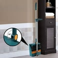 thumbnail image 4 of 180-Degree Rotatable Broom & Foldable Dustpan Set with Double-Layer Scraper | Non-Stick Hair & Pet Hair Collector | Long Handle for Floor & Corner Cleaning | 1-Piece Set, 4 of 7