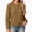 Earthy Yellow, variant on Cardigans for Women Elegant Basic Knit Long Sleeve Solid Color Button-down Sweater, XL