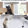thumbnail image 2 of Retractable Feather Cat Toy, Interactive Fishing Rod for Indoor Cats and Kittens, 2 of 3