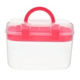 thumbnail image 1 of Miangastore Boîte de Rangement Portable pour Médicaments Double Couche Boîte de Rangement pour Cosmétiques, 1 of 8