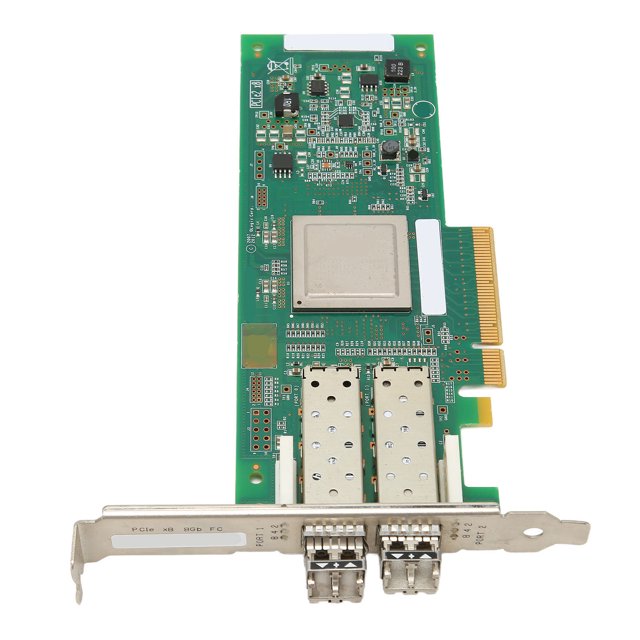 Tarjeta HBA De Fibra, Rendimiento Virtual Mejorado 3200 MBps Tarjeta HBA De Fibra De Doble Puerto 8 GB Para PC