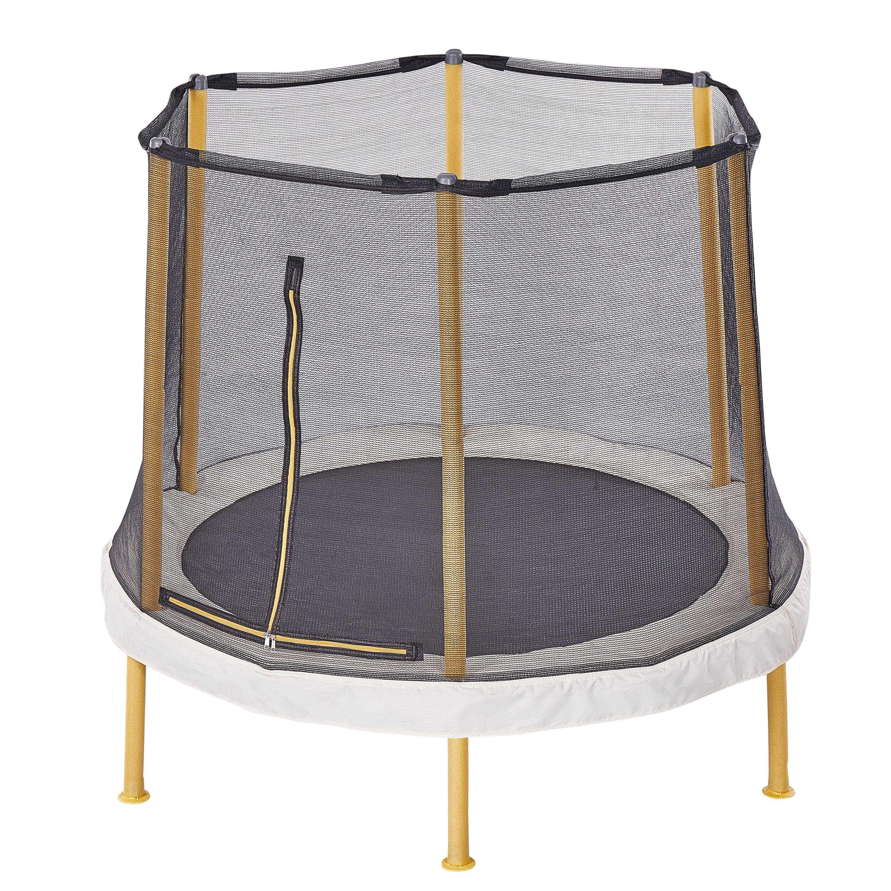 JumpKing 60” Round Trampoline with Enclosure – The Ultimate Fun for Indoor & Outdoor Play!