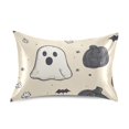 thumbnail image 7 of Yayeee Pillowcase Queen Size Set of 2 Satin Wrinkle Resistant Pillow Case, Halloween Black Pumpkins, 7 of 7