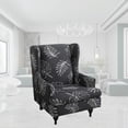 thumbnail image 4 of para sils con respaldo gruesas, sillón de a, sillón, sofá, funda estampada, decorativa, extraíble, antideslizante, , para Yotijar  funda de sofá, 4 of 10