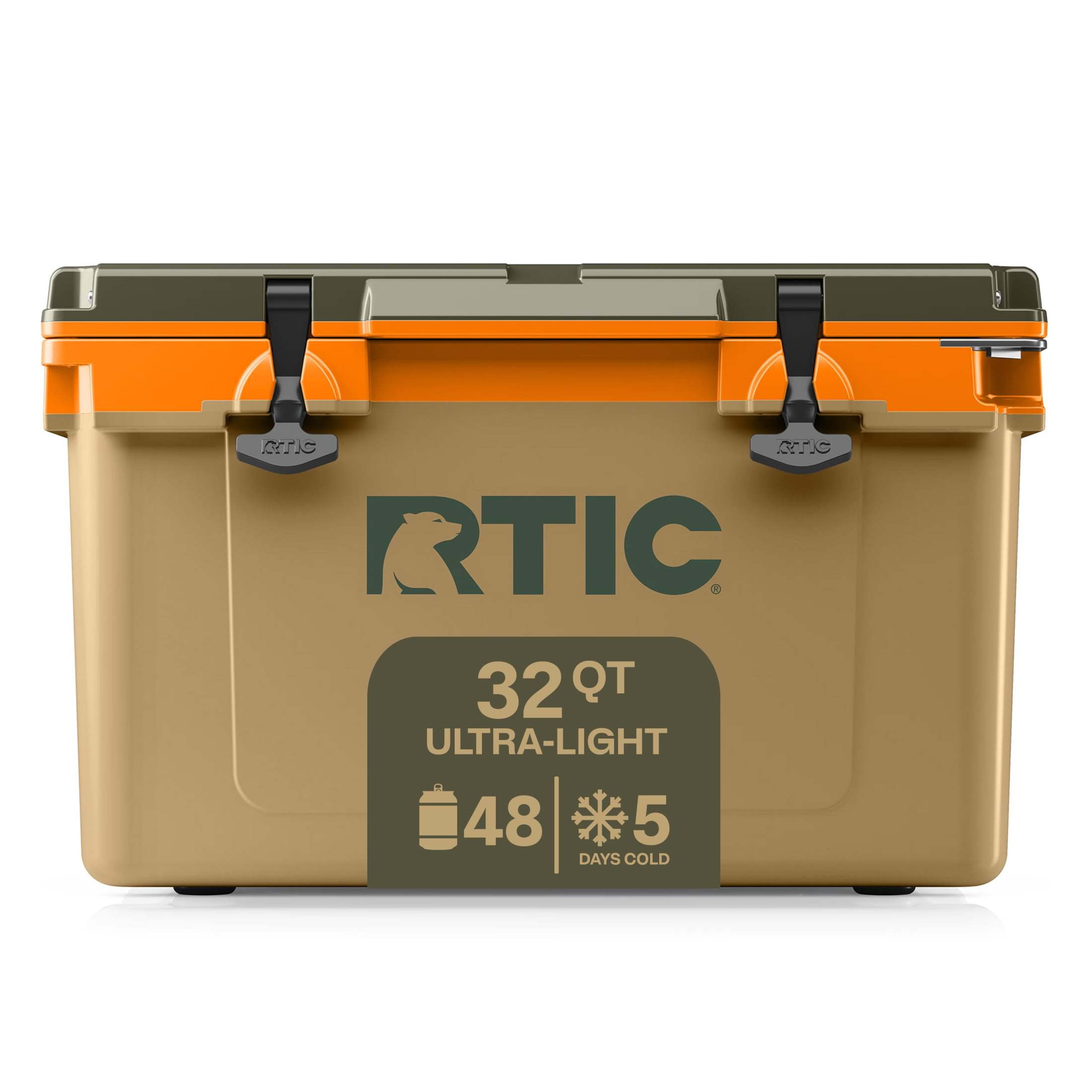(3 pack) RTIC Ultra-Light 32 Qt Hard-Sided Ice Chest Cooler, Fits 48 Cans, Trailblazer