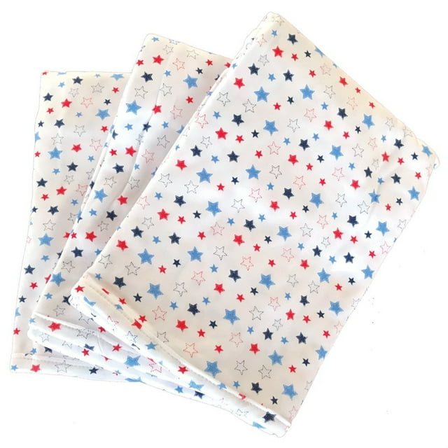 Healthy Body Head To Toe BKSTARS Organic Cotton Baby Blankets - Receiving Blanket 2 Layer Knit Stars