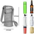 thumbnail image 5 of Portable and Breathable Mesh Water Bottle Holder Bag,Water Bottle Bag,Mobile Phone Bag,Storage Bottle,Cup and Mobile Phone,for Outdoor Activities and Travel, 5 of 8