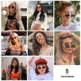 thumbnail image 2 of Gafas de sol SOJOS estilo ojo de gato SJ1127 para mujer, diseño estrecho y de moda, 2 of 5