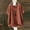 Brown, variant on Tittly Womens Linen Shirt Women'S Gauze Tops Linen Button Up Shirts for Women Women's Summer Short Sleeve Solid Casual Loose Linen Top Beige