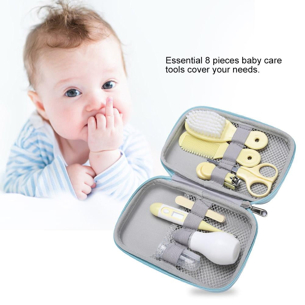 Rdeghly Baby Nail Clipper Baby Hair Brush 8pcs Convenient Daily Baby Nail Clipper Scissors Hair Brush Comb Manicure Care Kit Walmart Canada