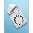 thumbnail image 3 of A Circle Of The Moon Phases Hoodie Men -Image by Shutterstock, Male 3X-Large, 3 of 4
