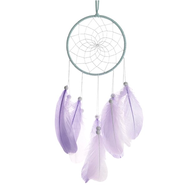 Atrapasueños de plumas, decoración de habitación infantil, adornos para el hogar, regalo artesanal