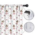 thumbnail image 4 of Blackout Kids Curtains,Ballet Princess Pattern Childrens Insulated Curtains Set Of 2,Bedroom Essentials,Toddler Room Decor 42"x54", 4 of 5