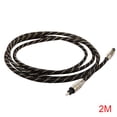 thumbnail image 1 of 1/2/3 metros OD6.0 Toslink macho a macho Cable de audio de fibra óptica Cable trenzado Toslink reemplazo para Xbox 360 PS3 PS4 Laptop Inevent DZ4790-02B, 1 of 7
