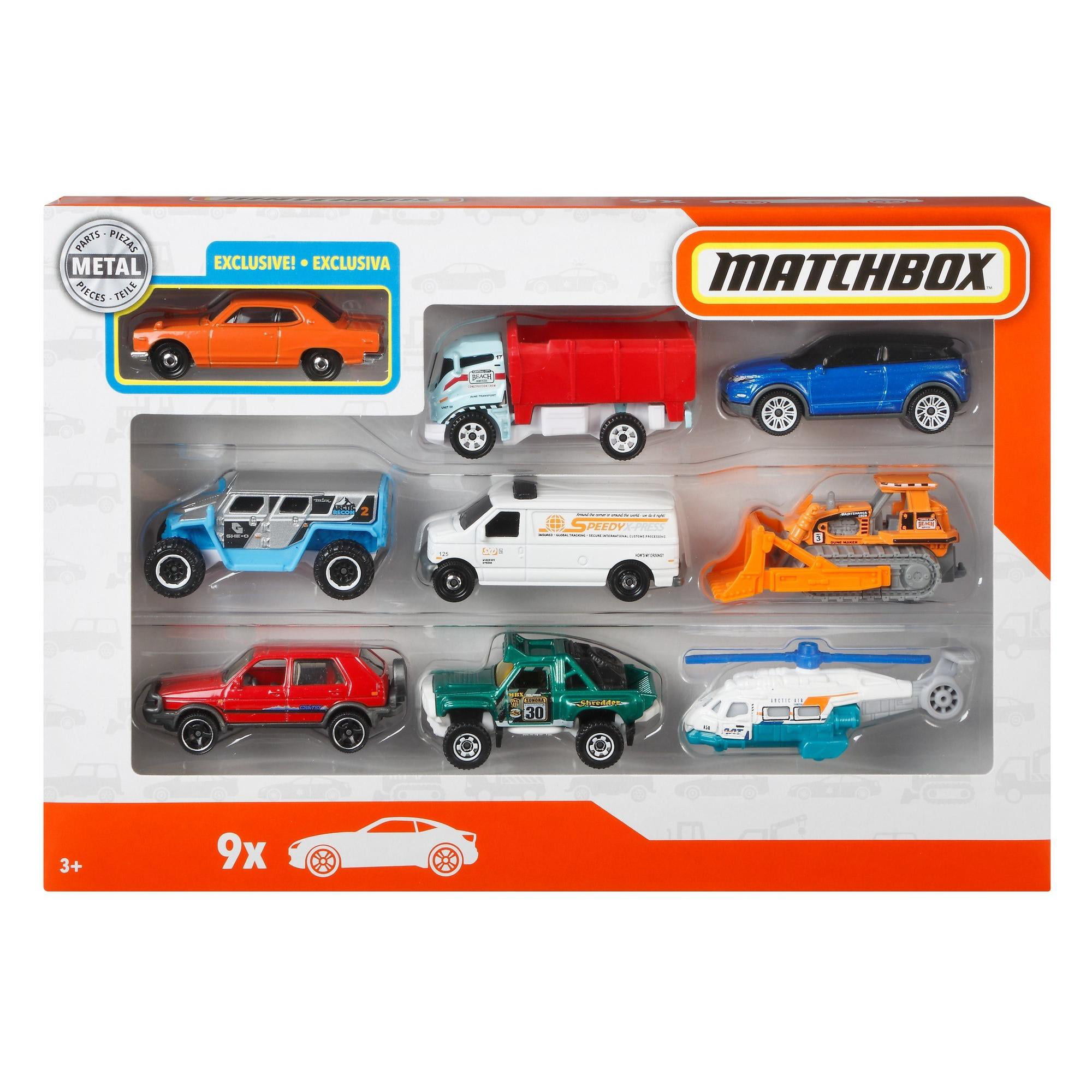Matchbox 9 Car Collector Gift Pack (Styles May Vary)
